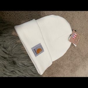 White Carhartt Beanie